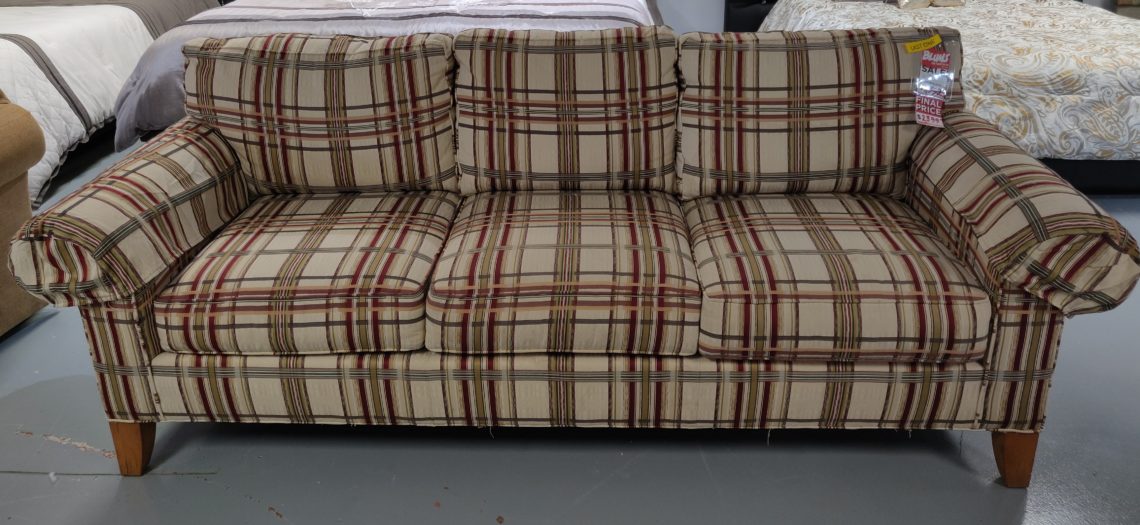 country plaid sofa beds