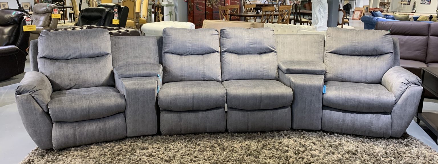 Marquee 5Pc Reclining Sectional Blum's Fine Furniture